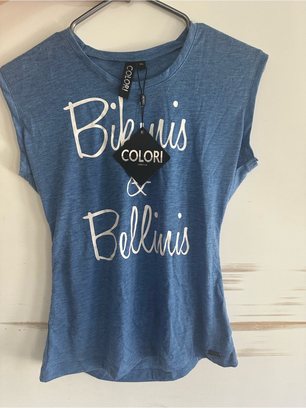 Biberius & Bellinus Women’s Blue Graphic Tank Top